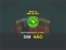 Tablet Screenshot of cervejarianacional.com.br